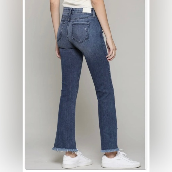 Hidden Happi flare frayed hem jeans size 26 - Picture 2 of 6